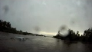 Jet Skiing Over Flooded Duluth Roads
